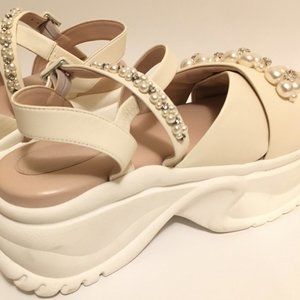 Simone Rocha crystal-embellished platform sandals